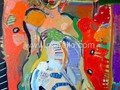 contemporary-art-artists-painters-merello.-la-bata-azul-(100x81-cm)-