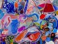 contemporary-art-artists-painters-merello.-mujer-de-porcelana-azul-(81x100-cm)-